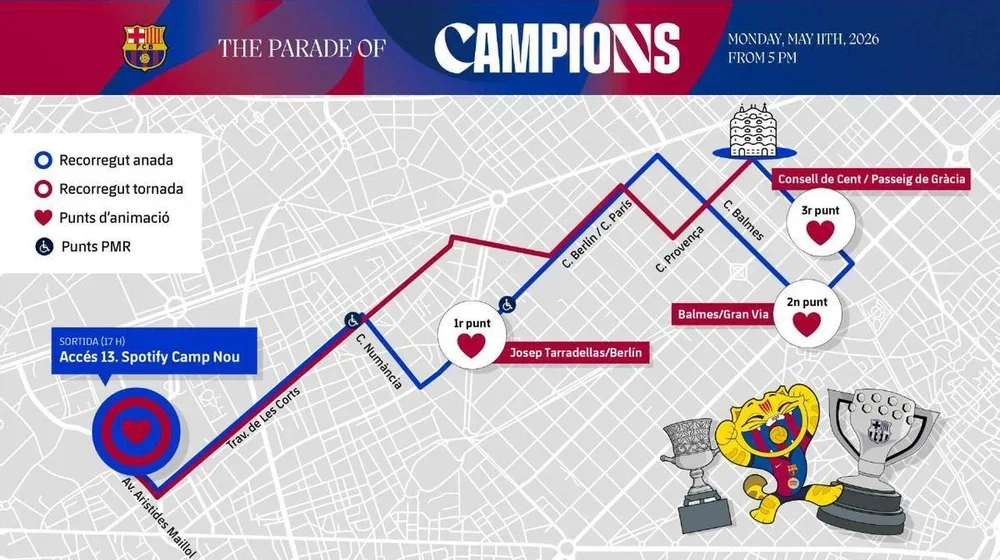 Así será la rúa