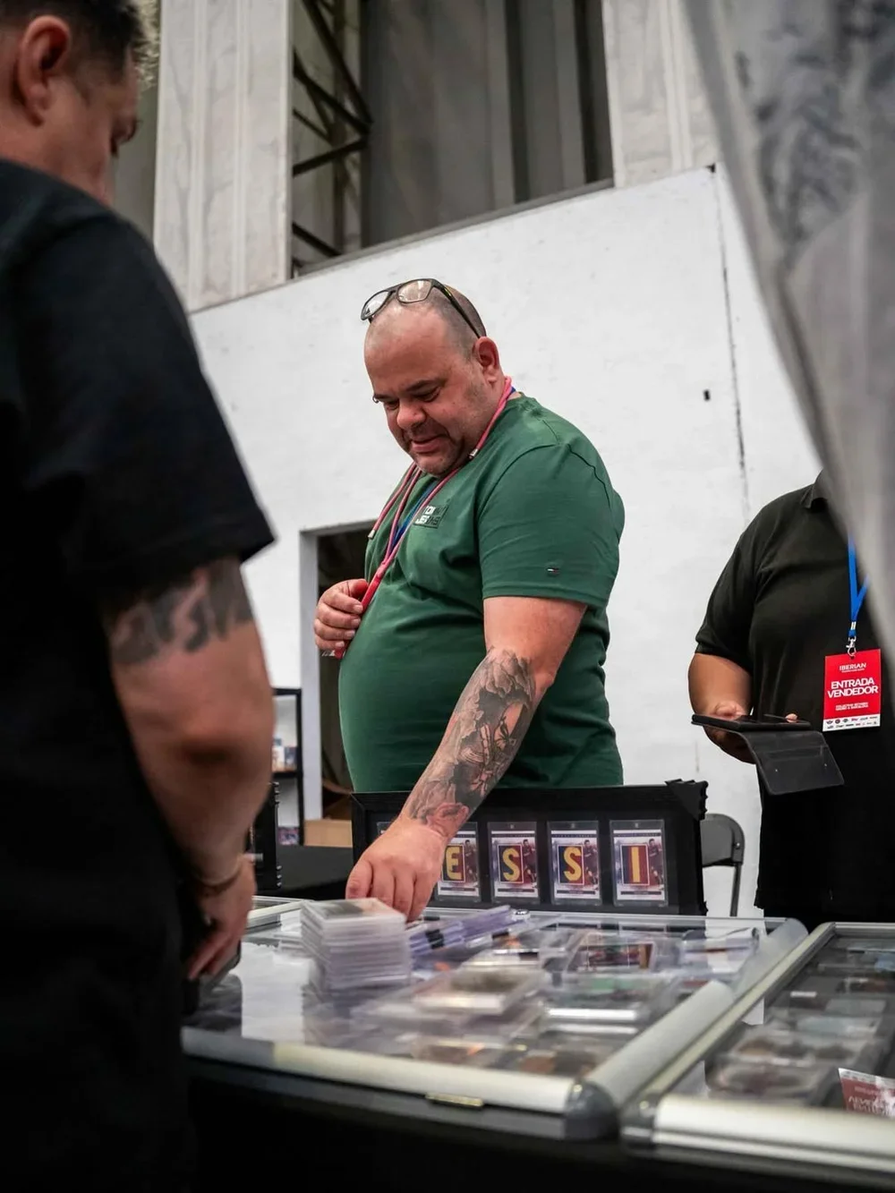 Ferran, dueño de 'Euro Soccer Cards', presente en el evento