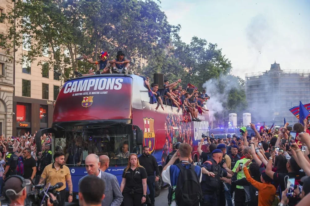 El Barça, en la rúa de 2025